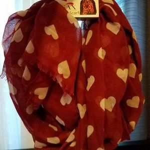 Heart scarf